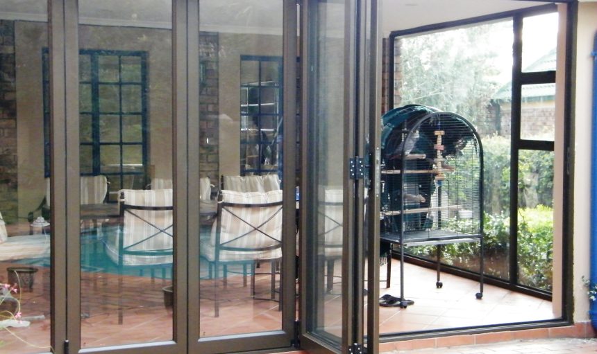 Modern aluminum doors and windows installed in a contemporary home with large glass panels and sleek frames